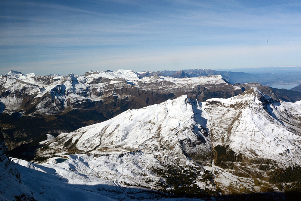 Ein Blick aus der Eigernordwand