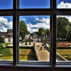 Ein Blick aus Schloss Neuhaus in Paderborn