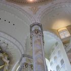 Ein Blick des Interieures der Frauenkirche in Dresden.