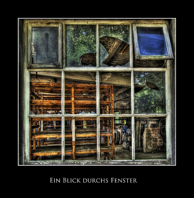 Ein Blick durchs Fenster