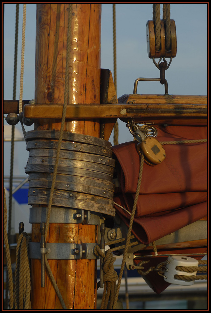 ein Blick fürs Detail beim Segelschiff - 1