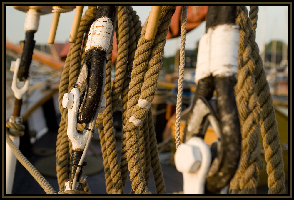 ein Blick fürs Detail beim Segelschiff - 4