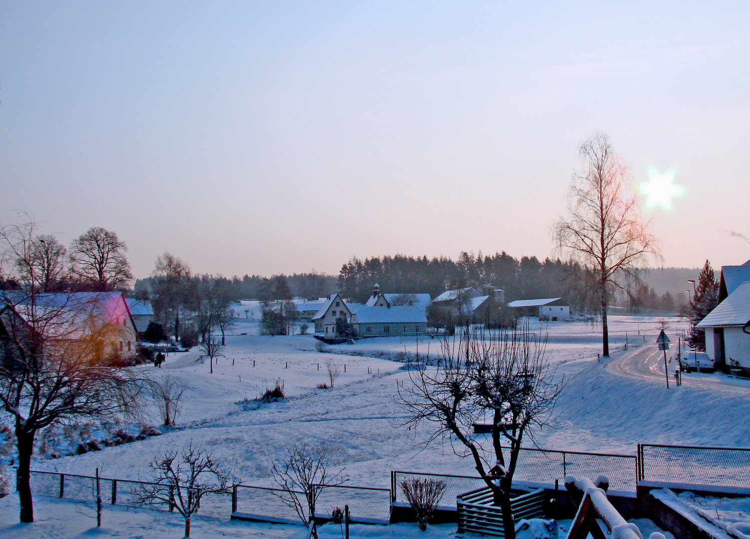 Ein Blick heute bei Minus 16,9 Grad.....