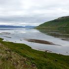 ein Blick hinaus in den Isafjardardjup Fjord