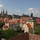 Ein Blick in die Altstadt Bambergs