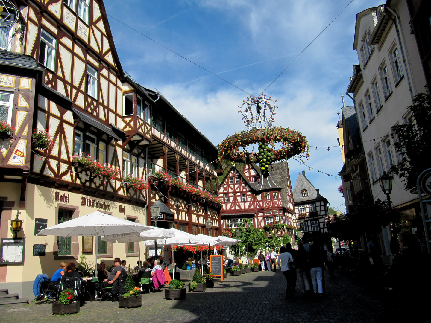Ein Blick in die Altstadt von Bacharach a.Rhein