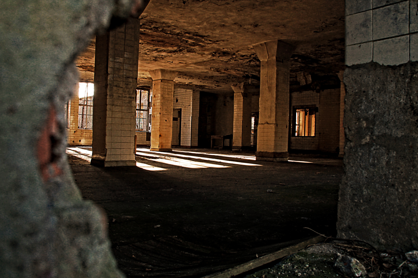 Ein Blick in die ehemalige SS Brotfabrik Oranienburg