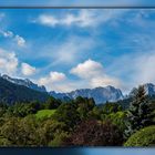 Ein Blick in Richtung der Zugspitze