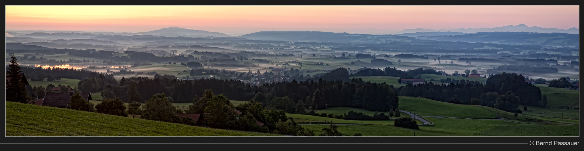 Ein Blick ins Alpenvorland