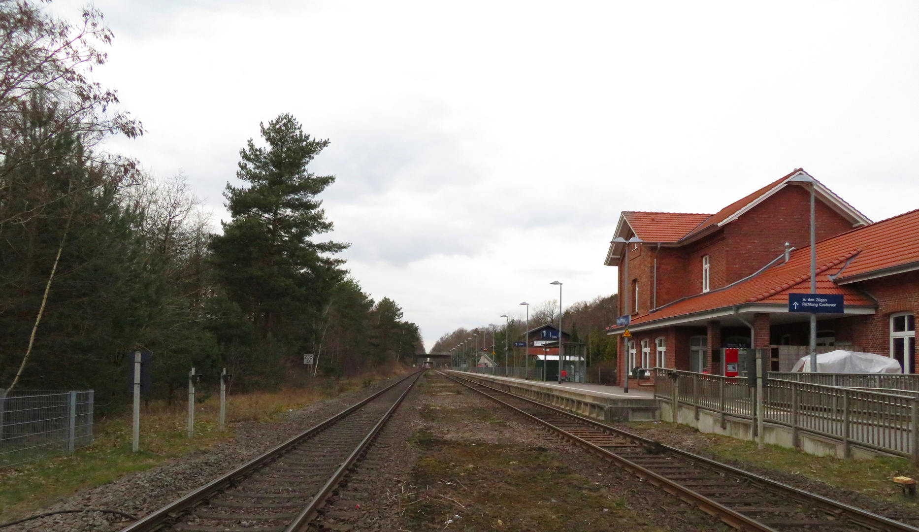 Ein Blick Richtung Cuxhaven ...