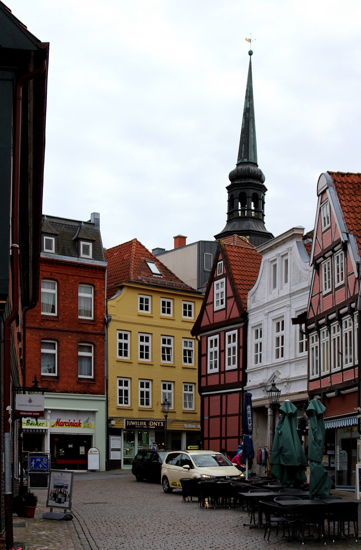 ein Blick Richtung Hökerstraße ...