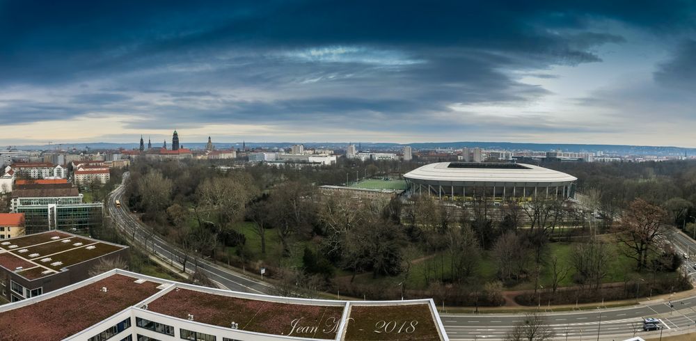 Ein Blick über den Blüherpark