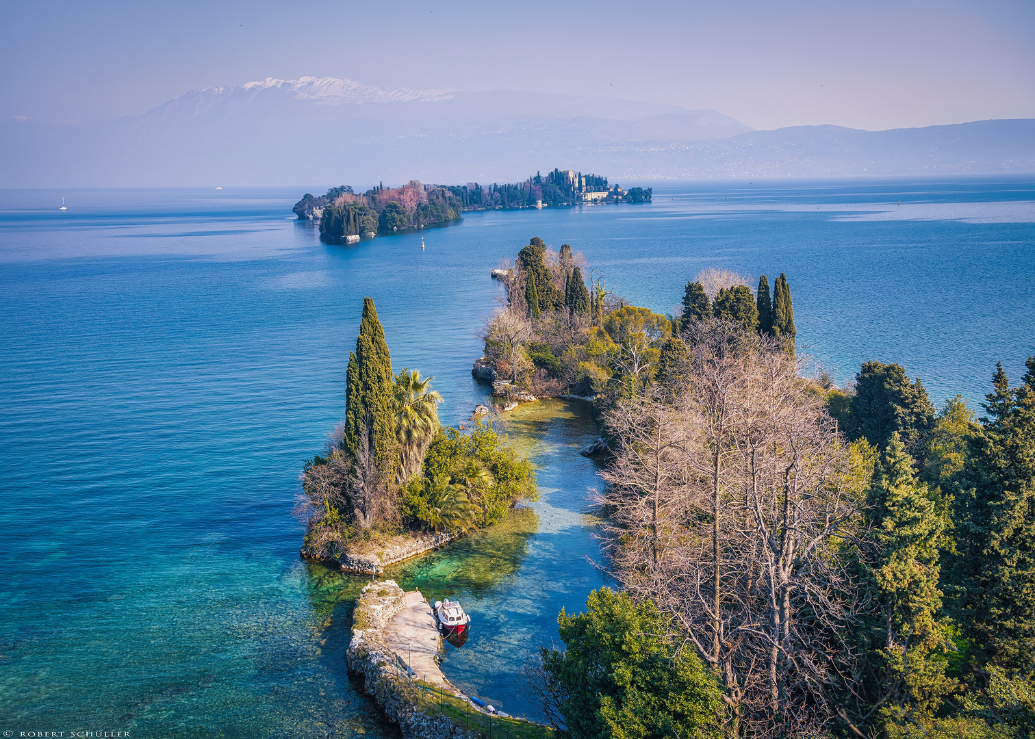 Ein Blick über den Gardasee.