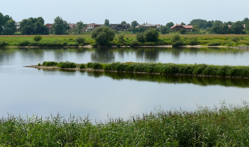 ein Blick über die Elbe