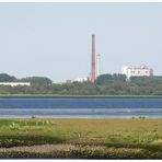 ein Blick über die Elbe Richtung Schleswig Holstein