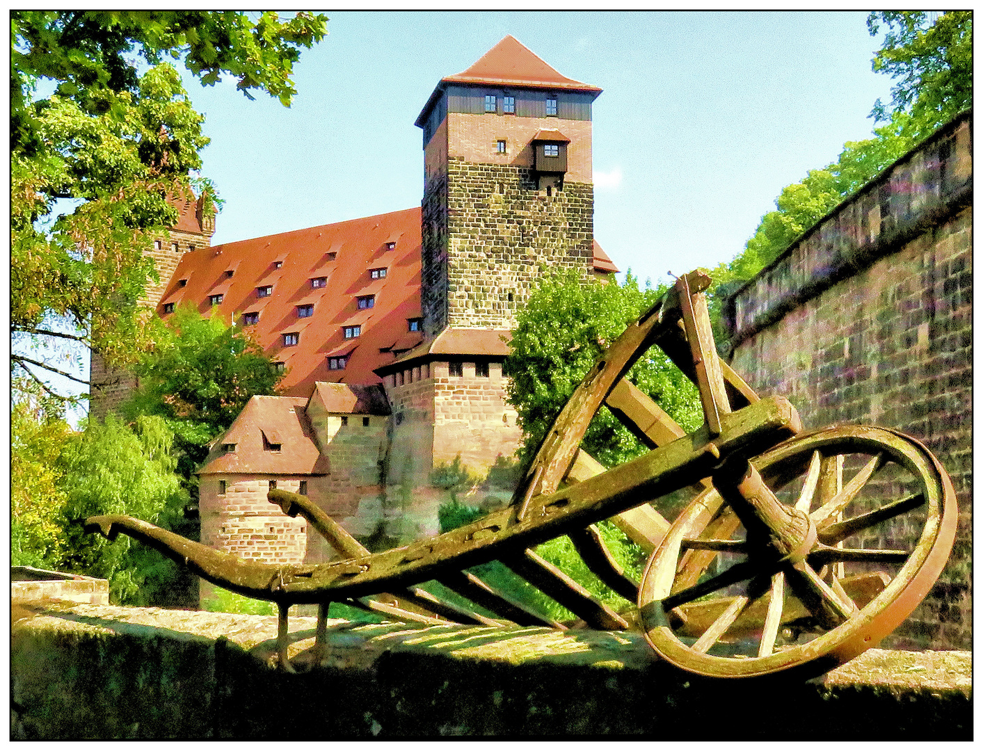 Ein Blick über die Mauer