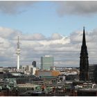 ein Blick über Hamburg