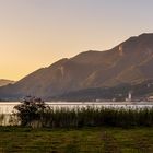 Ein Blick vom Blinkling Moos hinüber nach St. Wolfgang.