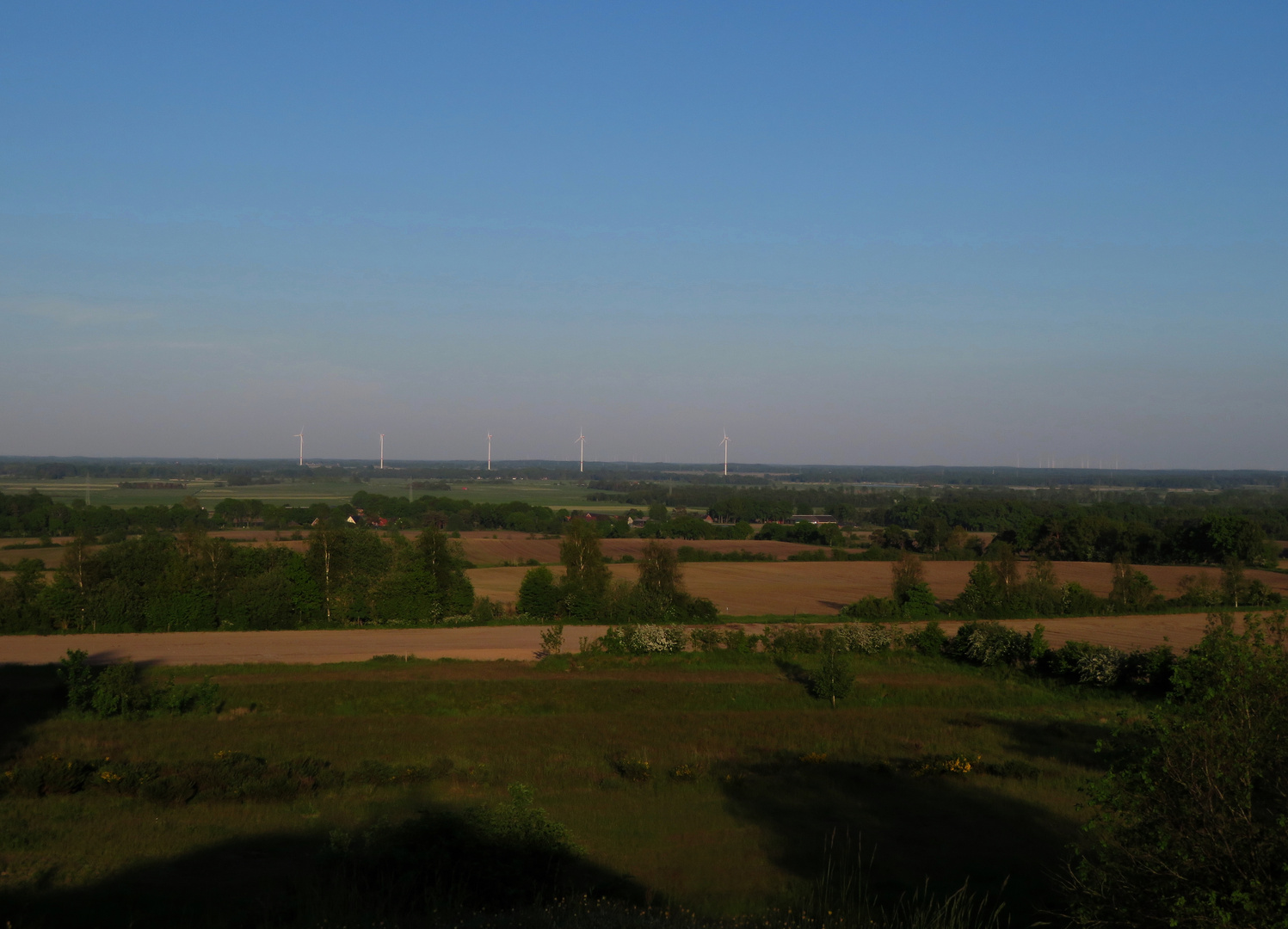 ein Blick vom Bullenberg bei Lamstedt ... 