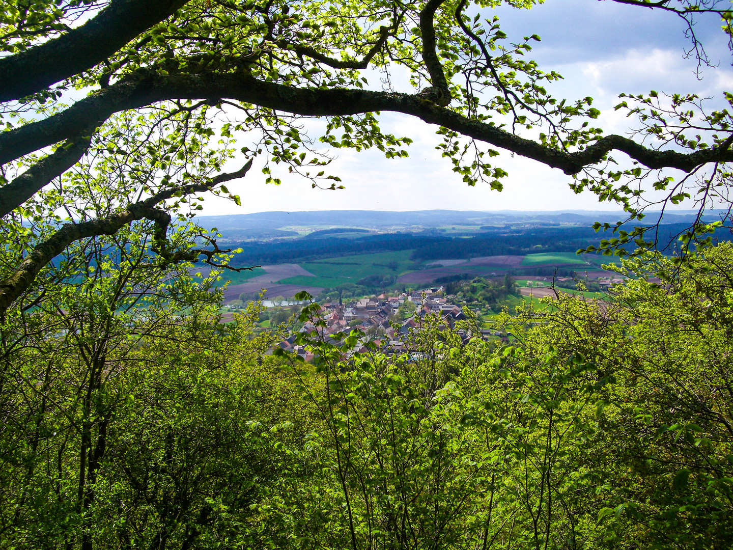 Ein Blick vom Vulkan (Rauher Kulm