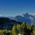 Ein Blick von den Reither Steinbergen in Loferer Steinberge und Venedigergruppe