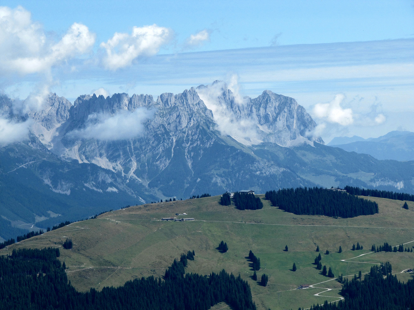 Ein Blick von der Hohen Salve .