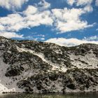 Ein Blick von der Terasse des Wildseeloderhaus auf den See