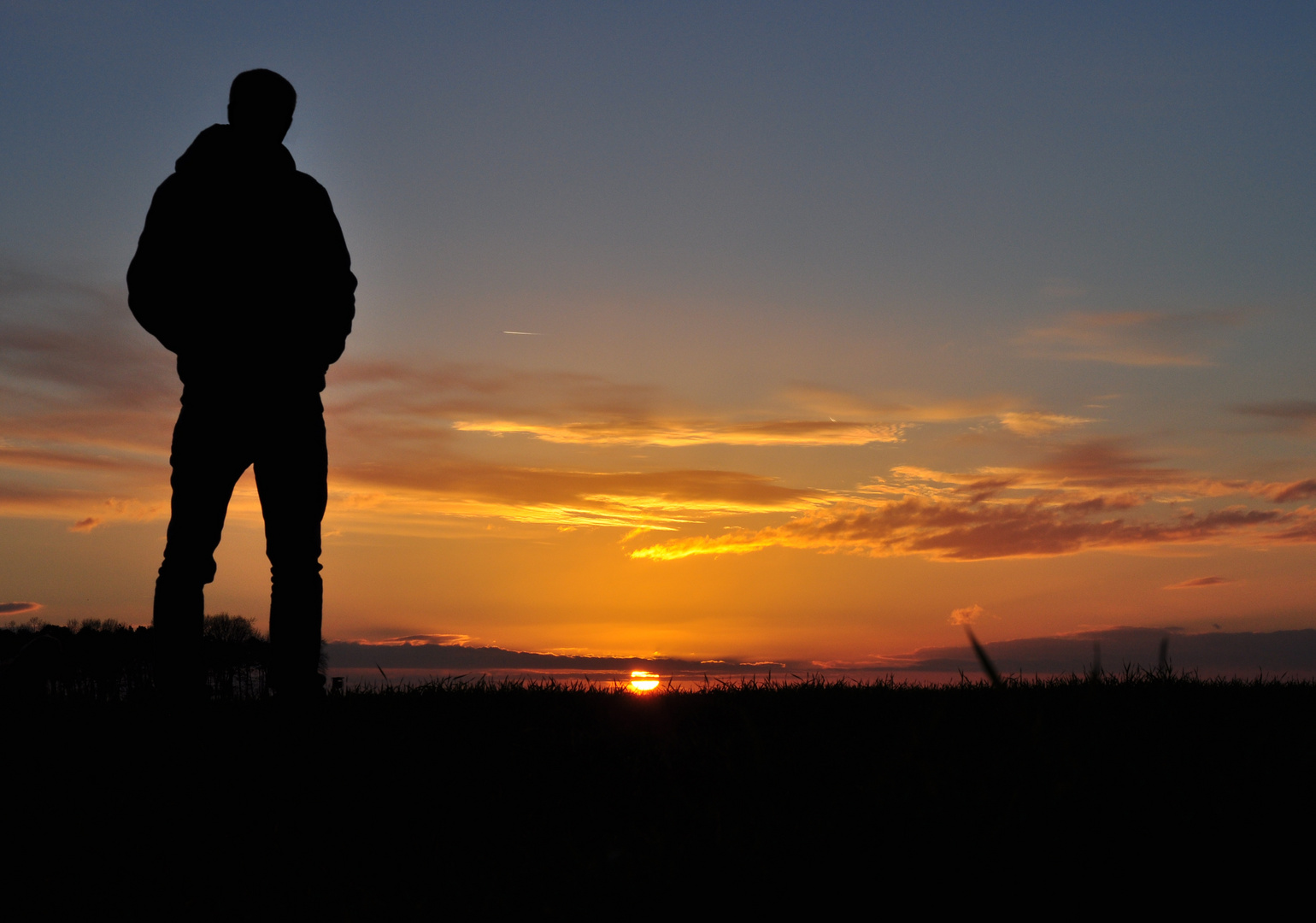 Ein Blick zum Horizont