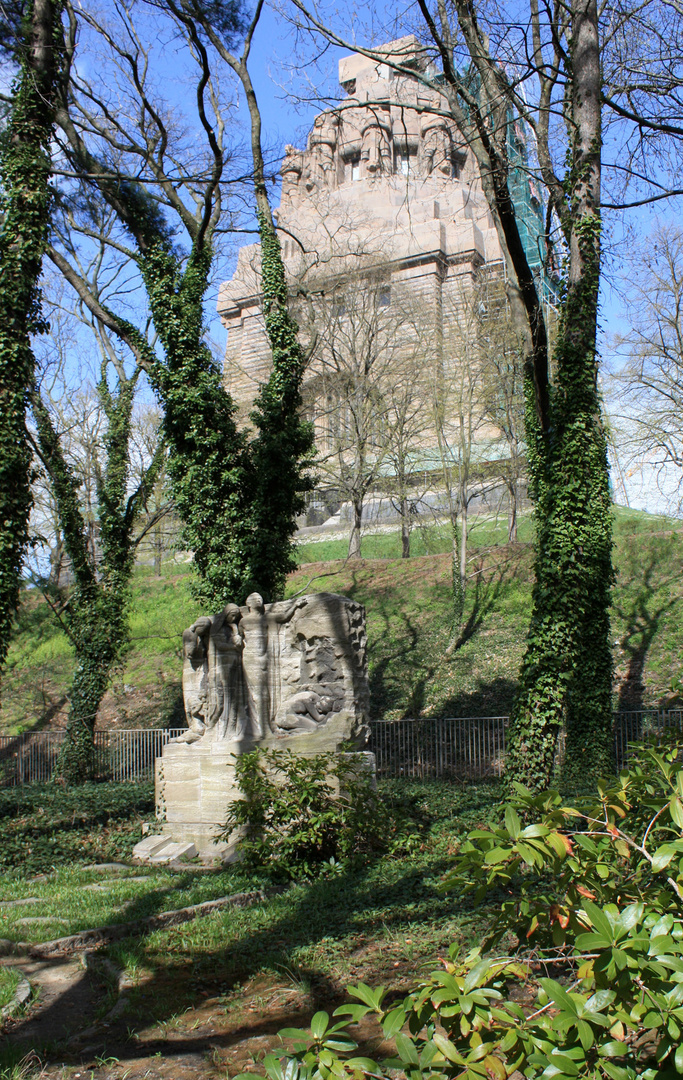 ein Blick zum Völkerschlachtdenkmal