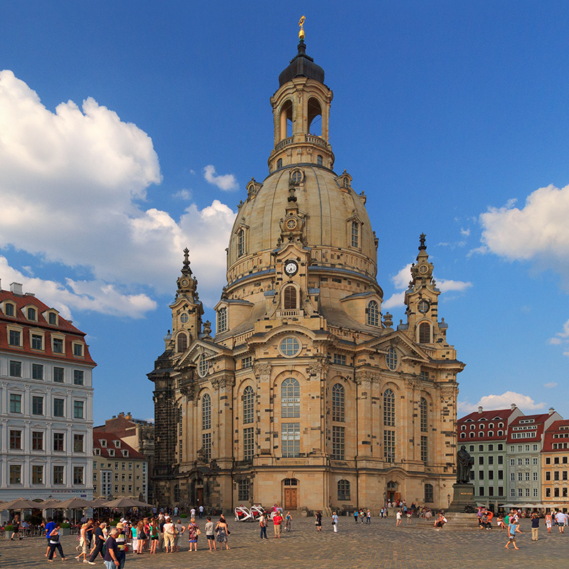 Ein Blick zur Frauenkirche