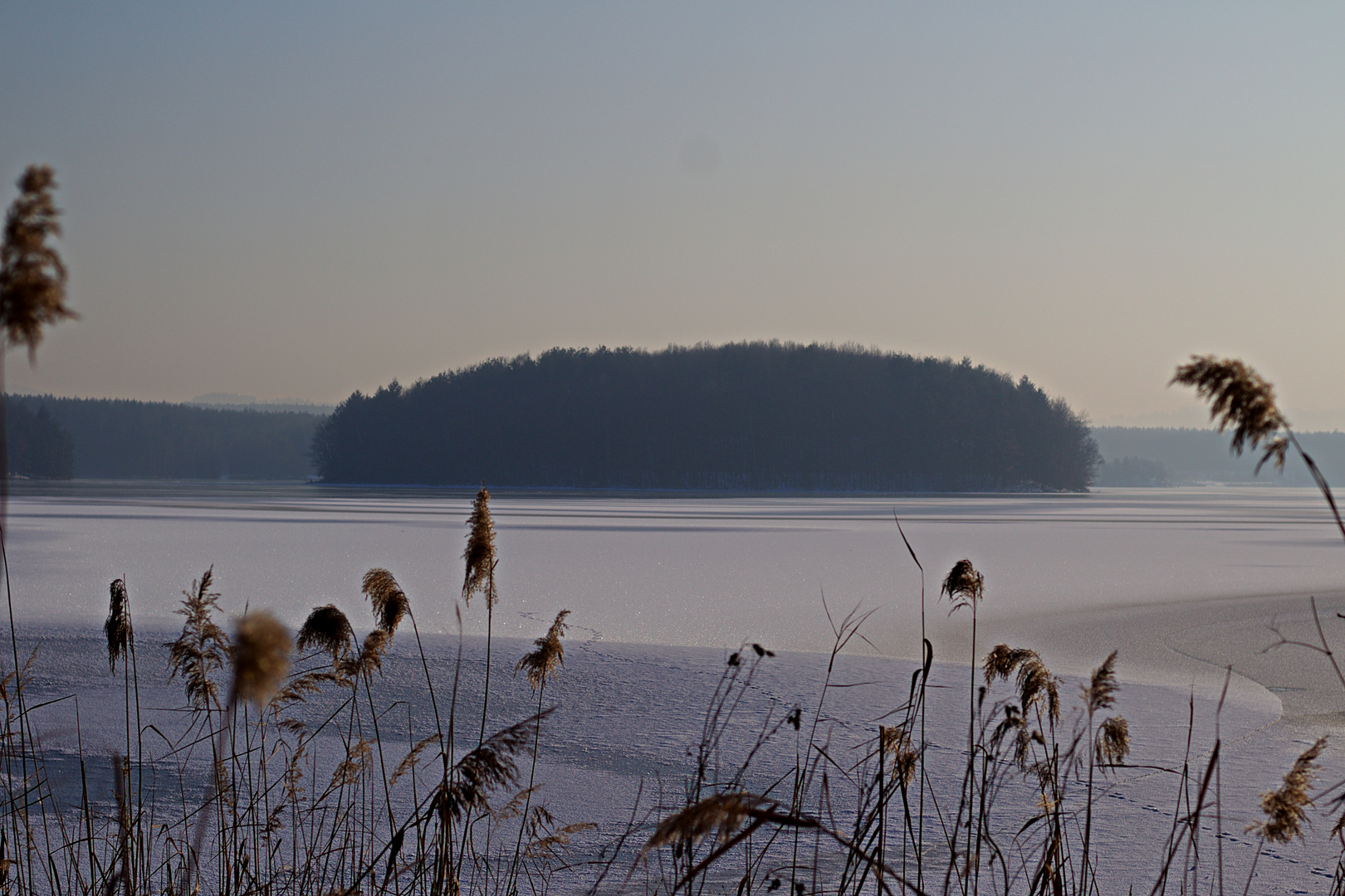 Ein Blick zur Insel