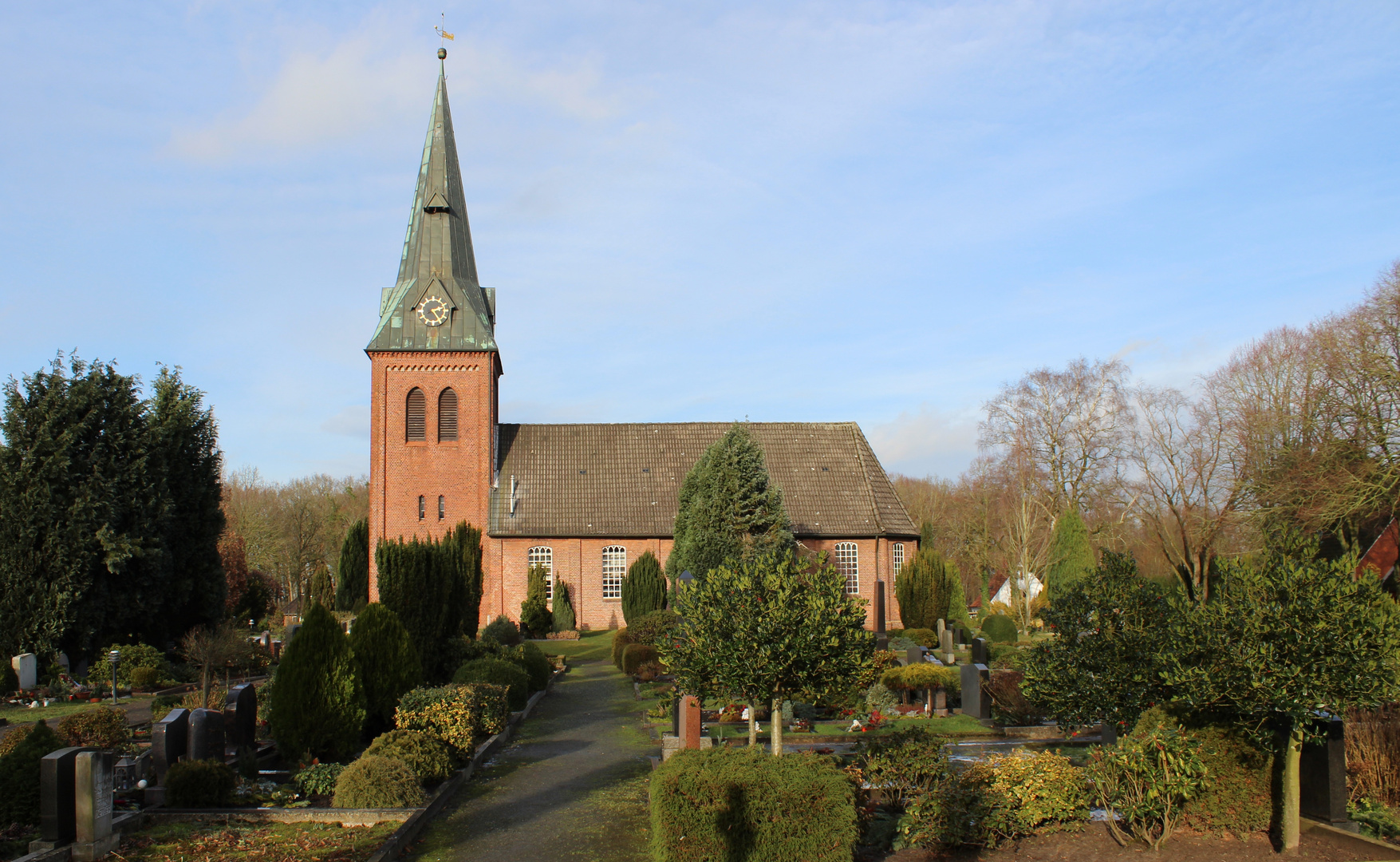 ein Blick zur Kirche ...