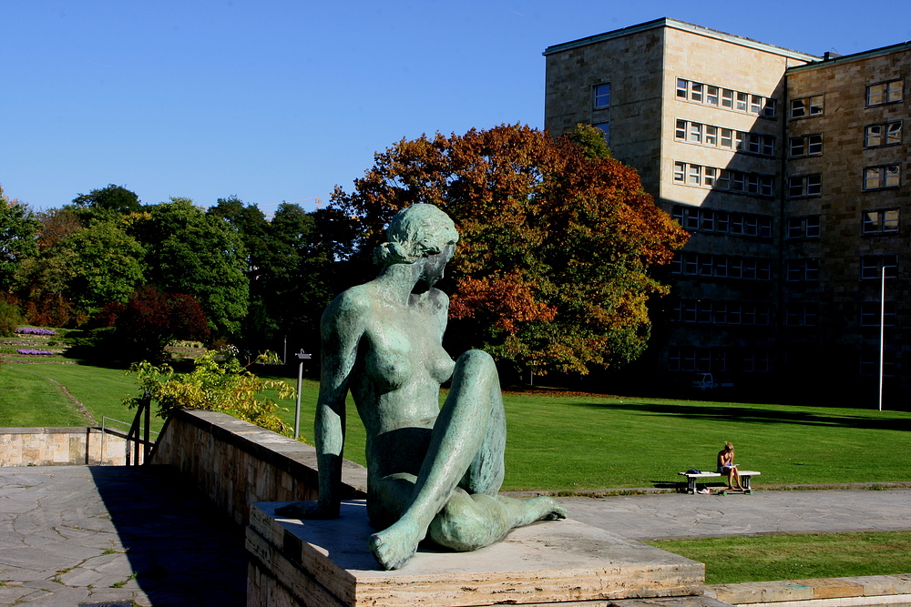 Ein Blick zur lebendingen Vorlage