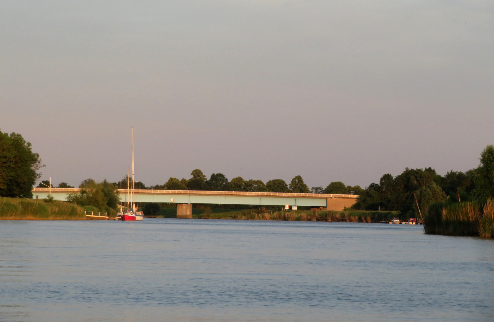 Ein Blick zur Ostebrücke ... 