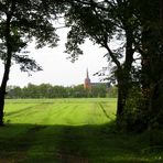 ein Blick zur ostener Kirche ...