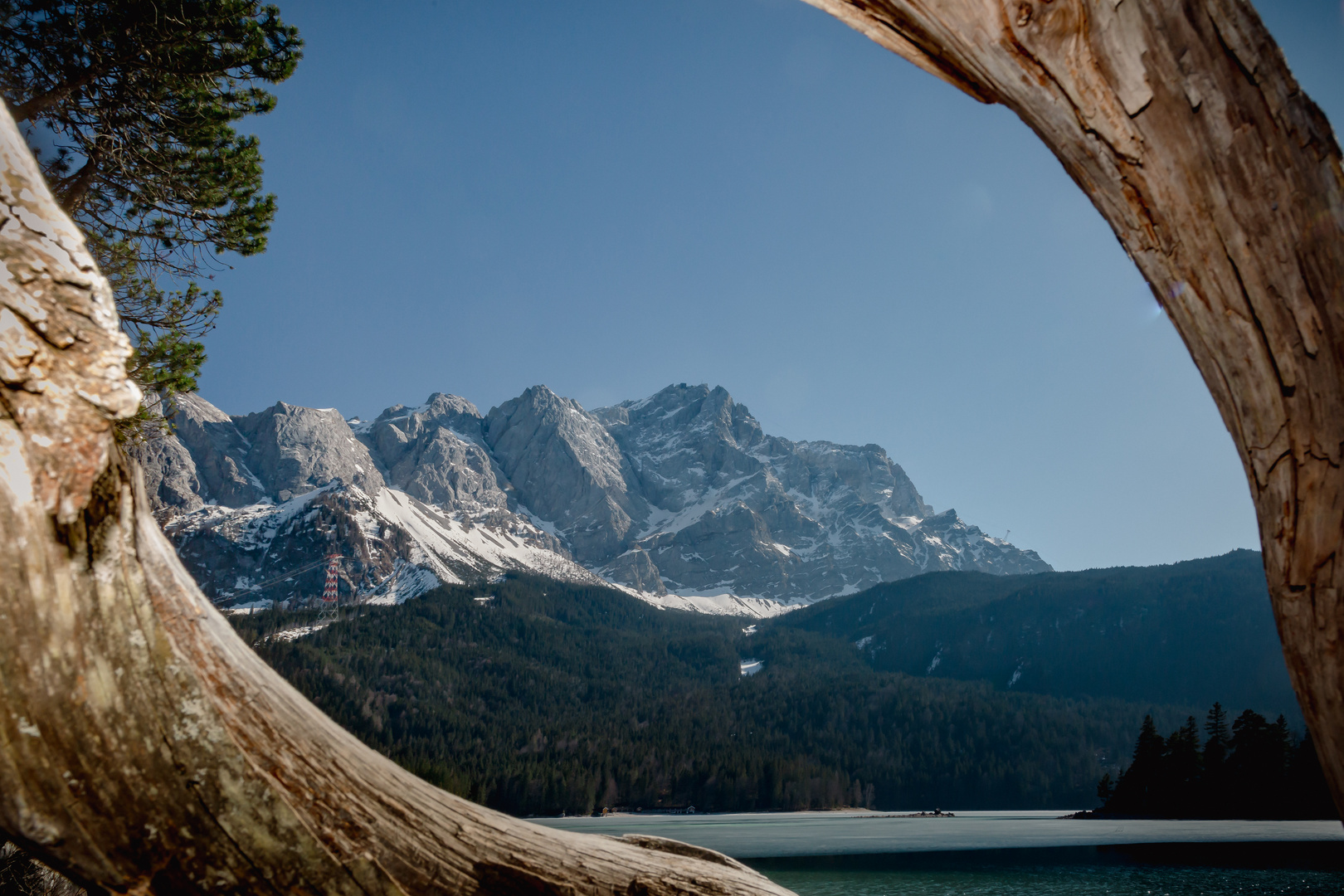 Ein Blick zur Zugspitze