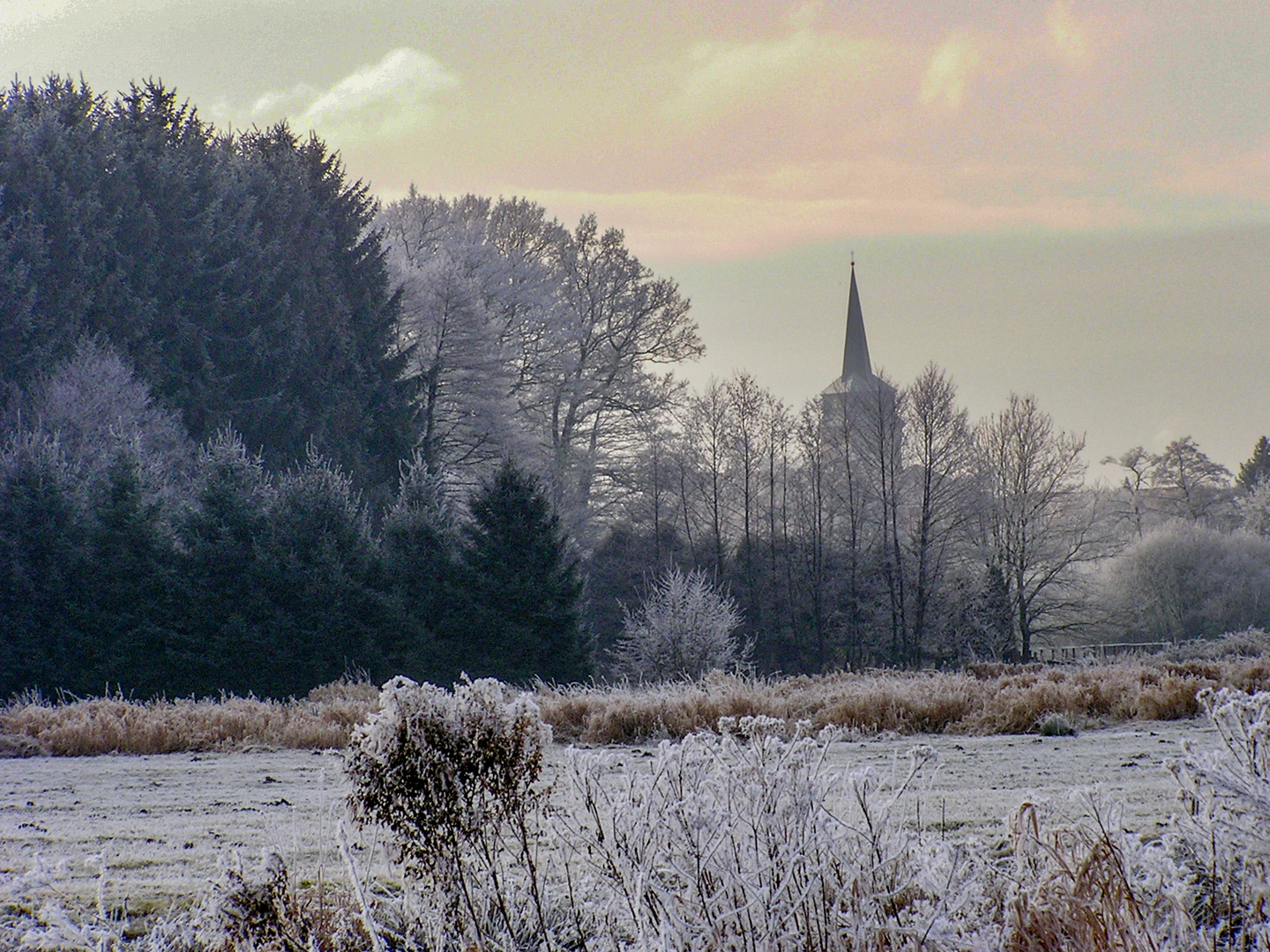 Ein Blick zurück auf den 23. Dezember 2007 in Baven an der Örtze. 