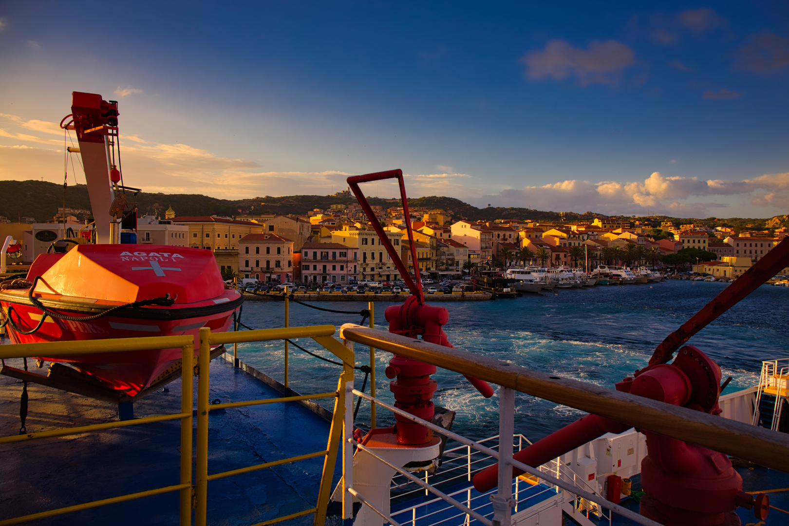 ein Blick zurück - auf La Maddalena