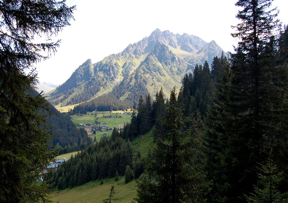 Ein Blick zurück von der Rütialpe…