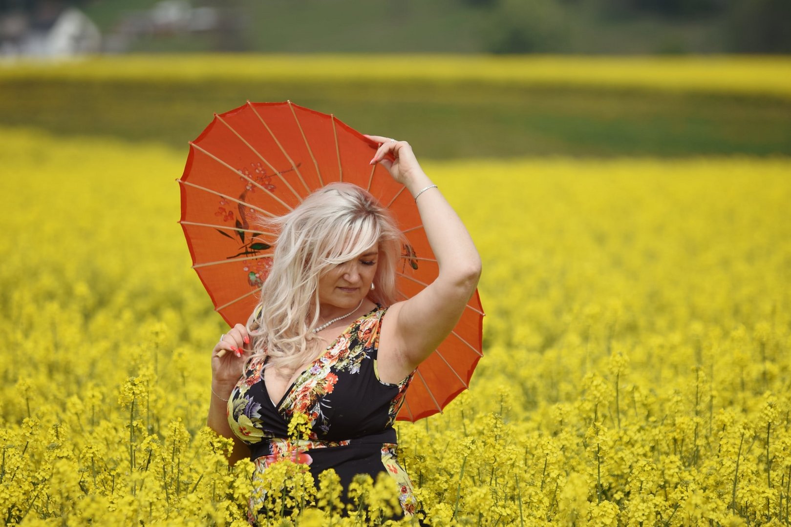 Ein blühendes Feld ist immer eine tolle Fotolocation