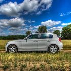 Ein BMW im Kornfeld ...