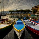 Ein Boot in Bardolino