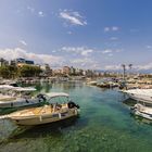 Ein Bootshafen von Chania (Kreta)