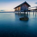 Ein Bootshaus am Ammersee