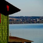 Ein Bootshaus am Ammersee bei München