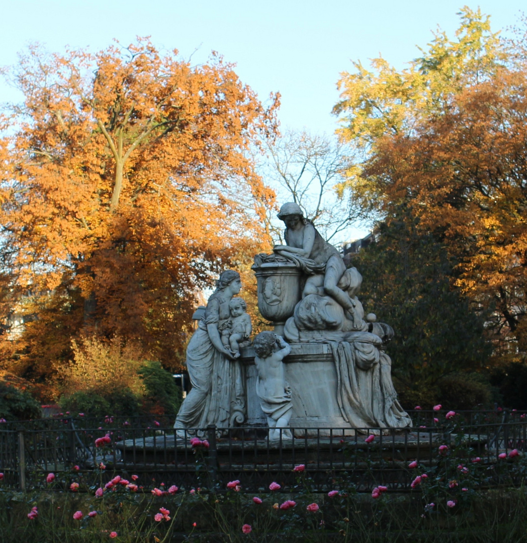 ein Brunnen ..