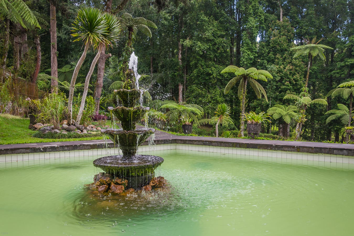 Ein Brunnen im Grünen