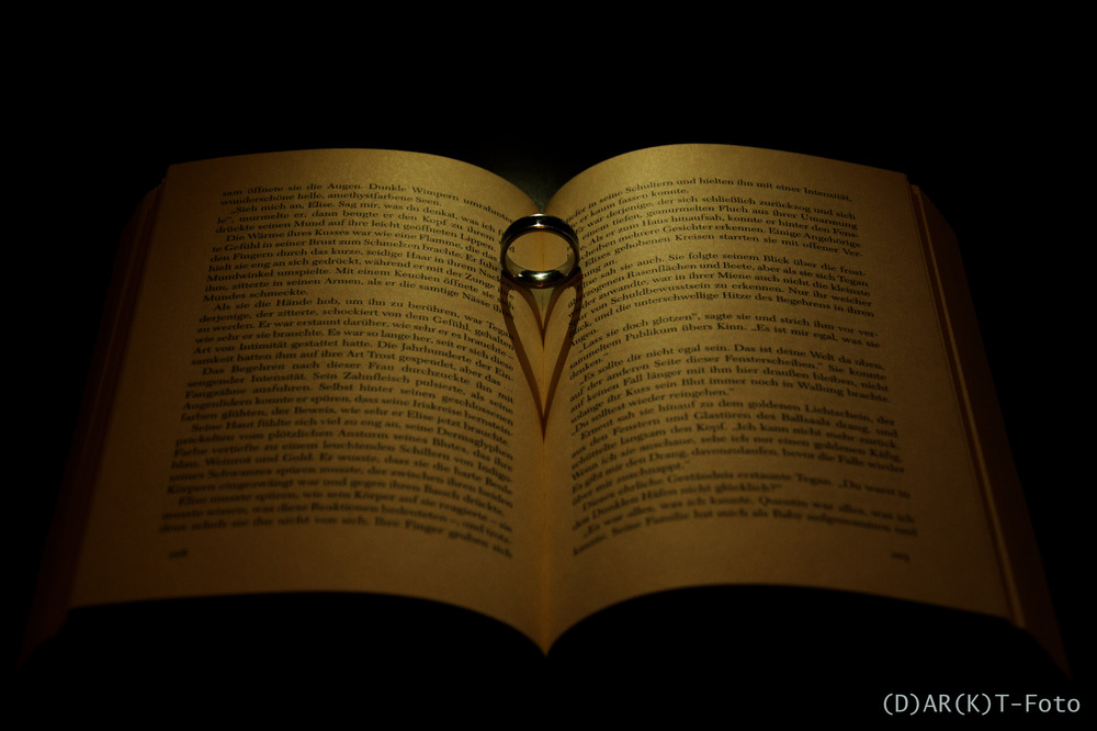 Ein Buch mit Ring sie zu fesseln
