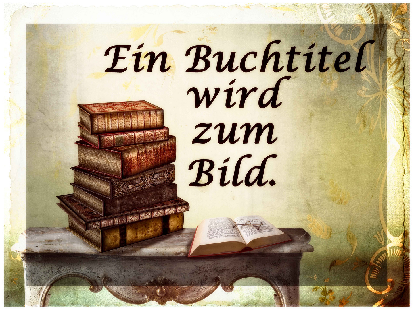 Ein Buchtitel wird zum Bild