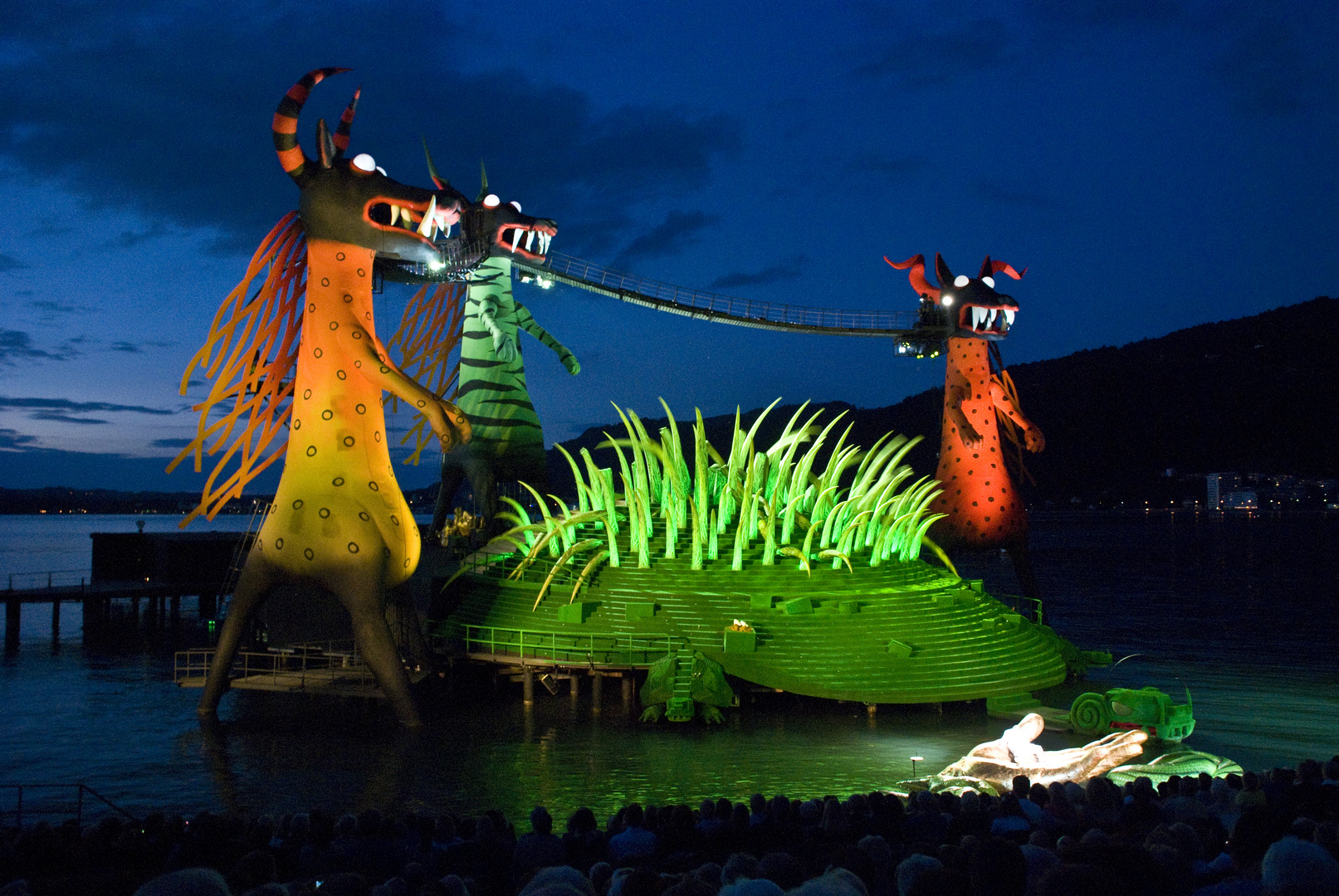 Ein Bühnenbild der Bregenzer Festspiele